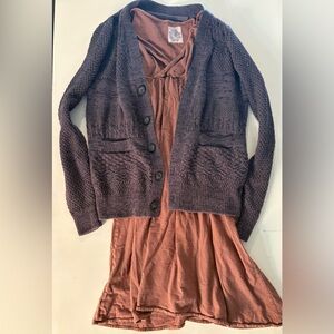 Shipmen Supply CPO Provisions Grey Fisherman Cardigan Sweater SZ. XS EUC